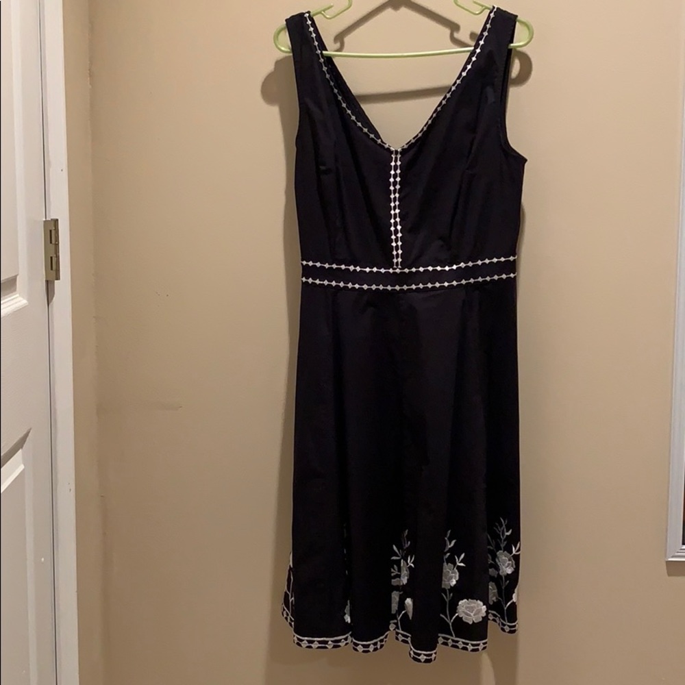 Black Floral Dress